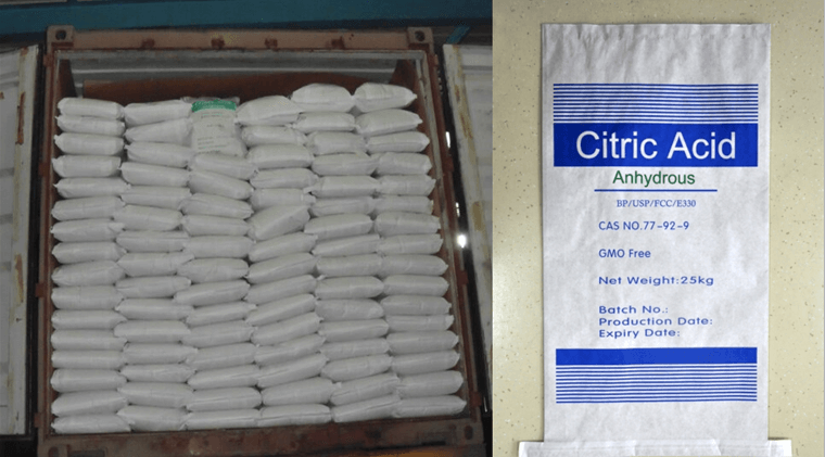 citric acid china supplier ensign/TTCA